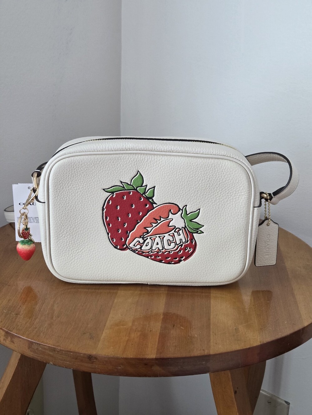 Coach Strawberry Jamie Camera Bag New With Tags